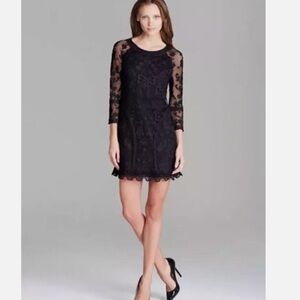 Juicy Couture Black Lace Dress Size 0